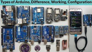 Arduino Types, difference, Configuration,  working, Comparison Guide | Roboticmind