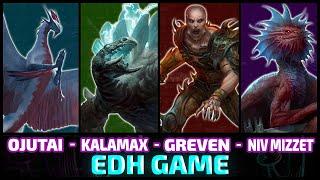 Ojutai vs Kalamax vs Greven vs Niv-Mizzet [EDH Gameplay] 2020