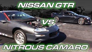 Nissan GTR vs Nitrous Camaro SS