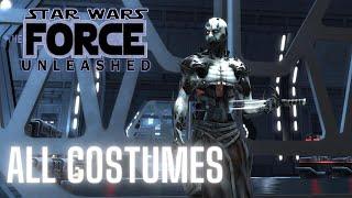 All Costumes Unlocked in Star Wars: The Force Unleashed PC!