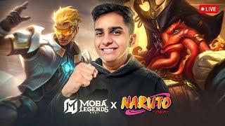 [Live] Moba Legends X Naruto Live #mobalegends5v5india #aditech