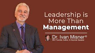 Leadership is More Than Management