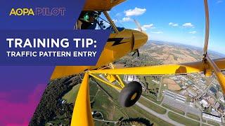 Flight Training Tip: Traffic Pattern Entry