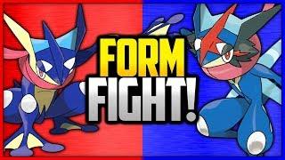 Greninja vs Ash-Greninja | Pokémon Form Fight