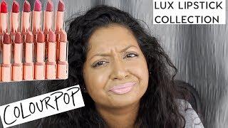 Colourpop Lux Lipsticks Review & Swatches