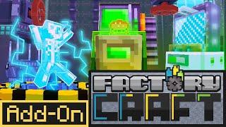 FACTORYCRAFT ADDON: Simplified Technical Mod in Minecraft Bedrock Survival
