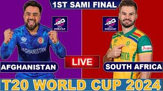 Live: South Africa vs Afghanistan T20 World Cup Semi Final Match  | Post Match