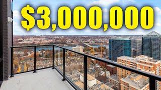 TOUR A $3,000,000 Arlington Virginia Luxury Condo | Views of Washington DC | Northern VA