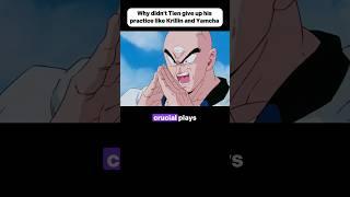 Why didn't Tien give up hispractice like Krillin and Yamcha#dragonballsz #goku #dragonball