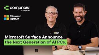 Microsoft Surface Announce the Next Generation of AI PCs. | Compnow - IT Built For You