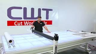 CWT Graphics - Flatbed Vinyl Mounting Applicator.