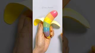 Rainbow Banana Squishy DIY with Nano Tape!