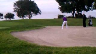 Rickie Fowler Hitting Bunker Shots