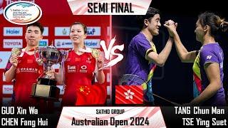 GUO Xin Wa /CHEN Fang Hui vs TANG Chun Man /TSE Ying Suet | Australian Open 2024 Badminton