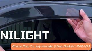 How to install window visor