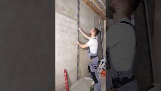установка маяков #ремонт #ремонтквартир #отделка #ремонтдома #своимируками