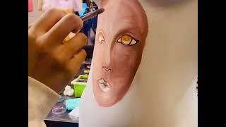 Bodypainting Master class in SBS academy beauty school dongdaemun campus 1