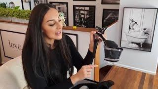 Ashley Unboxes Pleaser SPECTATOR-709 Black 7 Inch High Heel Platform Shoes Textured Platform Heel