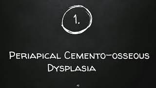 MNEMONIC: Periapical Cemento-Osseous Dysplasia |Oral Pathology Mnemonics - Rememberology