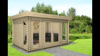 Gartenhaus aus Holz zum selber bauen unser Modell: Finn Art York 8