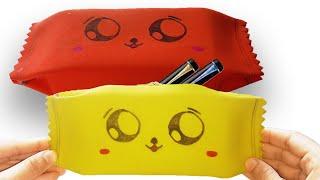 How to make Pencil box | DIY pencil box making | kawai pencil box | paper craft | Artistic Kids Land