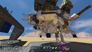 Space Engineers | Building with a Blueprint Projector