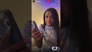 Coco Jones Instagram live for Here We Go (Uh Oh) 05.03.2024