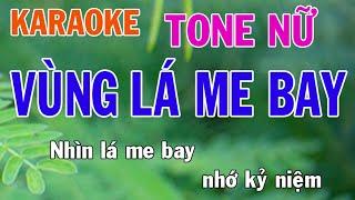 Vùng Lá Me Bay Karaoke Tone Nữ Nhạc Sống - Phối Mới Dễ Hát - Nhật Nguyễn