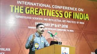 "Greatness of Ayurveda" by Dr. S.P.Sreejit, M.D.(Ay)