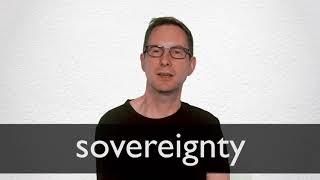 How to pronounce SOVEREIGNTY in British English