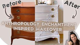 Anthropology Enchantment Dresser Inspired Makeover | DIY Thrifted Dresser