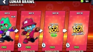 NEW LUNAR BRAWL FREE REWARDS LEGENDARY BRAWL STARS UPDATE