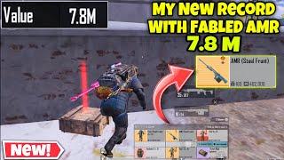 Metro Royale My New Loot Record 7.8M With FABLED AMR in New Map | PUBG METRO ROYALE