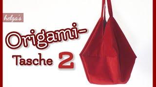 Sewing Origami bag 2 with inner fabric - (Subtitle)