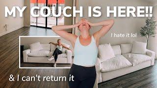 i got a couch!! *instant regret lol*