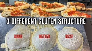 3 Different Gluten Structure With 1 Pizza Dough