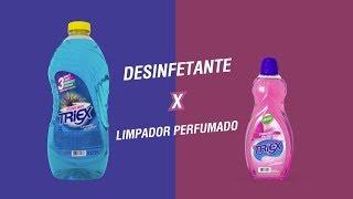 Desinfetante X Limpador perfumado Triex, Saiba as diferenças!