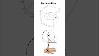REGLA DE LA MANO DERECHA aplicada a PARTÍCULAS CARGADAS