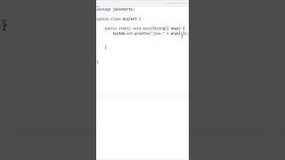 #19,Java interview Question | find the output | mind blowing java question in hindi #Shorts