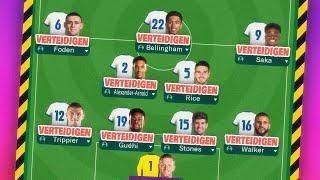 ALLE SPIELER AUF VERTEIDIGEN (Southgate-Challenge) | FM24