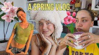 a spring vlog  gardening, shopping, etc