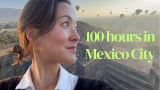 Mexico City vlog | mezcal tasting, insane street food, breathtaking hot air balloon ride 