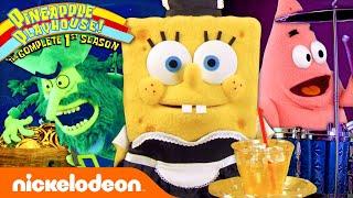 SpongeBob Scenes with PUPPETS!  | Pineapple Playhouse FULL Season 1 | Nickelodeon