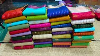 All varieties of Korvai semi kanchi silk sarees wts app 9962215462# trending