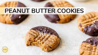 Peanut Butter Cookies | healthy flourless recipe