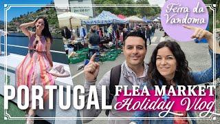 FLEA MARKET in PORTO - PORTUGAL + Sightseeing Portugal | Travel Vlog