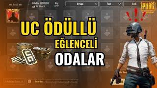 UC ÖDÜLLÜ ve EĞLENCELİ ODALAR  | CUSTOM ROOM | PUBG MOBİLE CANLI YAYIN