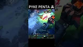 PYKE PENTAKILL AT LVL 6! #shorts #leagueoflegends #worlds