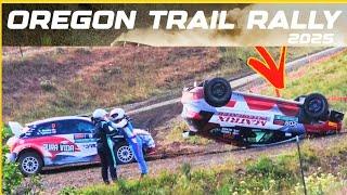Best Action Highlights - Crashes - Oregon Trail Rally 2025 - Subaru Motorsports USA
