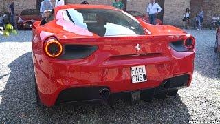 Ferrari 488 GTB Twin-Turbo V8 Full Throttle Acceleration & LOUD Revs!